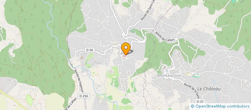 localisation de l'entreprise ISTHME AZUR  CALLIAN