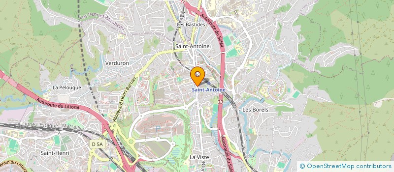 localisation de l'entreprise ISTRE MICHEL AUTOMOBILES à MARSEILLE