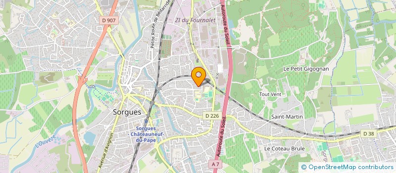 localisation de l'entreprise ISTREFI AUTO  ENTRAIGUES-SUR-LA-SORGUE