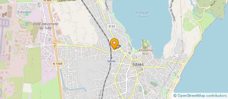 localisation de l'entreprise ISTRES AZUR AUTO à ISTRES