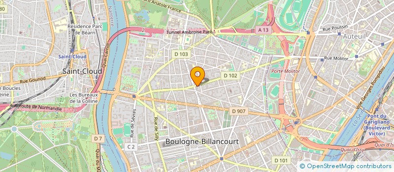 localisation de l'entreprise ISTRES INVEST I à BOULOGNE-BILLANCOURT