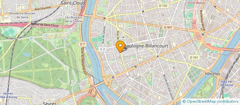 localisation de l'entreprise ISTRIUM  BOULOGNE-BILLANCOURT