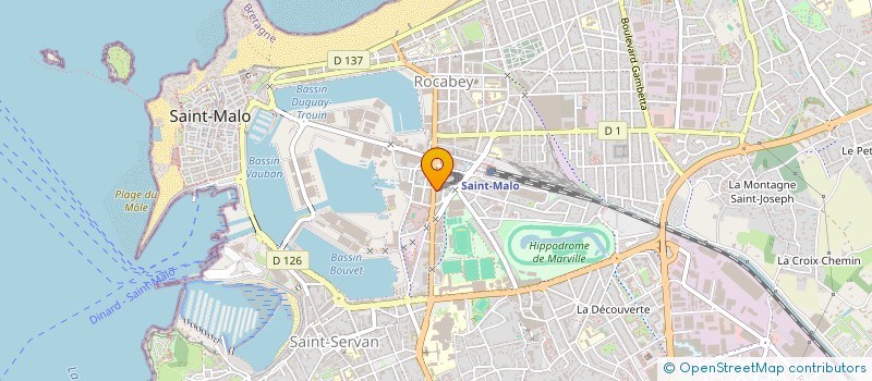 localisation de l'entreprise ISTT  SAINT-MALO