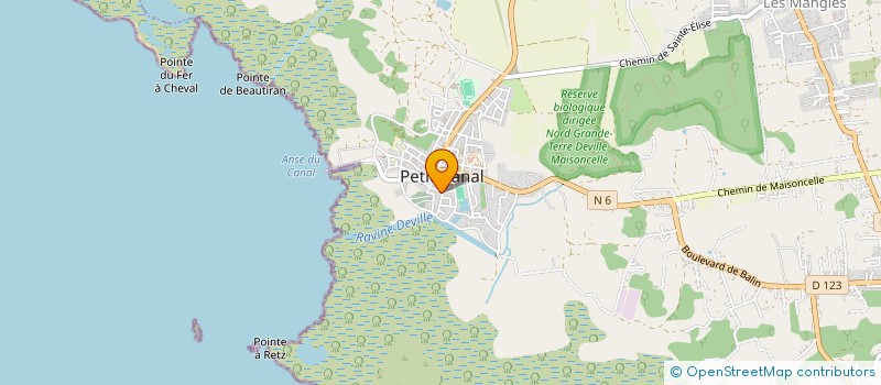 localisation de l'entreprise ISTWAVAJ à PETIT-CANAL
