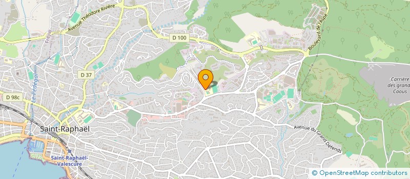 localisation de l'entreprise ISTYA FORM  SAINT-RAPHAEL