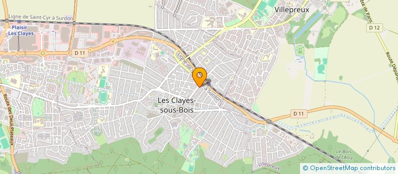 localisation de l'entreprise ISTYA IT  LES CLAYES-SOUS-BOIS