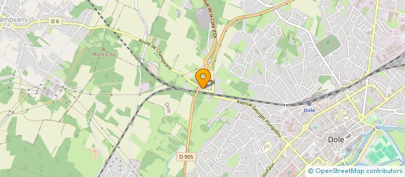 localisation de l'entreprise ISUFI IMMOBILIER  CHAMPVANS