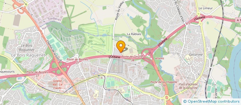 localisation de l'entreprise ISULA à NANTES