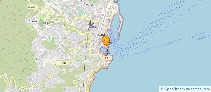 localisation de l'entreprise ISULA CONDUITE à BASTIA