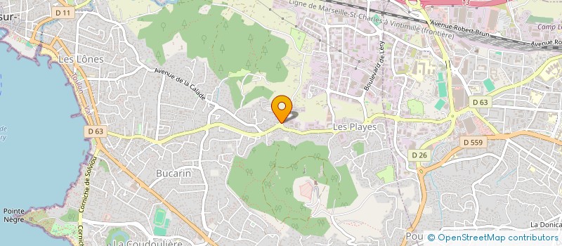 localisation de l'entreprise ISULA DI BELLEZZA à SIX-FOURS-LES-PLAGES