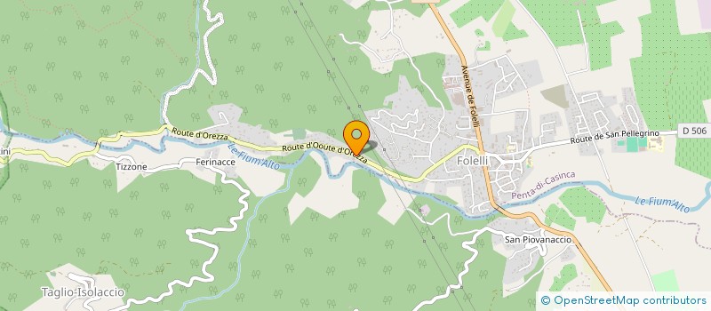 localisation de l'entreprise ISULA HISTORIQUE à PENTA-DI-CASINCA