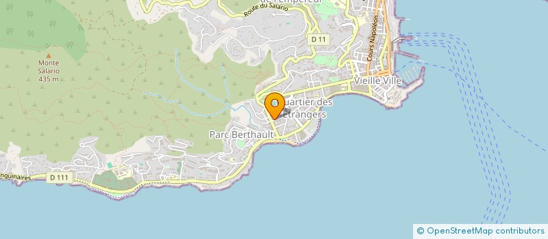localisation de l'entreprise ISULA SERVICES à AJACCIO