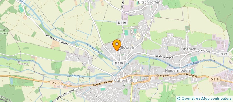 localisation de l'entreprise ISV  VAL-DE-MODER