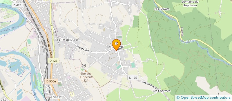 localisation de l'entreprise ISV INVESTISSEMENTS  LE VERNET