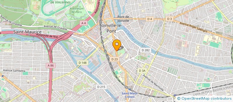 localisation de l'entreprise ISVARI PROJECT à JOINVILLE-LE-PONT