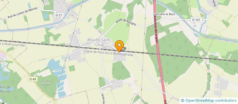 localisation de l'entreprise ISVJ  ROUILLY-SAINT-LOUP