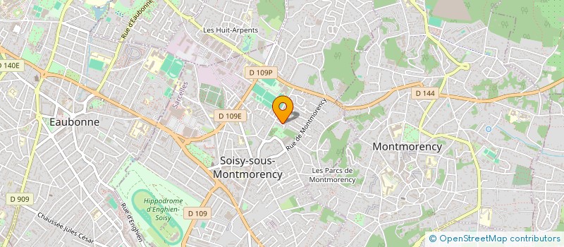 localisation de l'entreprise ISY  SOISY-SOUS-MONTMORENCY