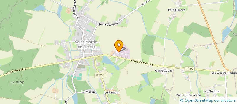 localisation de l'entreprise ISY DESK  SAINT-MARTIN-EN-BRESSE