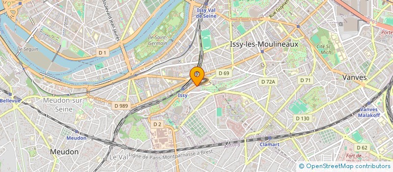 localisation de l'entreprise ISY'HOME à ISSY-LES-MOULINEAUX