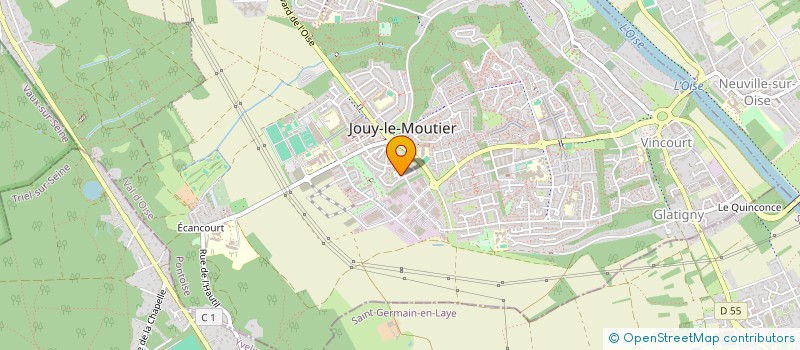 localisation de l'entreprise ISY PARE BRISE  JOUY-LE-MOUTIER