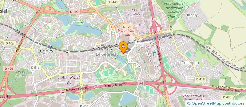 localisation de l'entreprise ISYA TECHNOLOGIES  TORCY