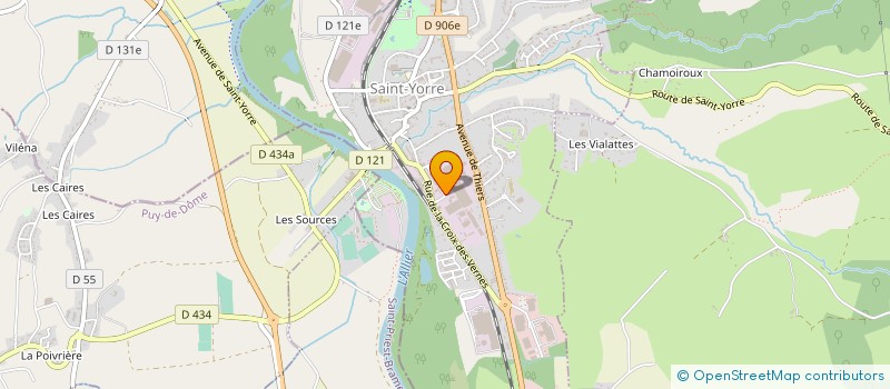 localisation de l'entreprise ISYBOIS à SAINT-YORRE