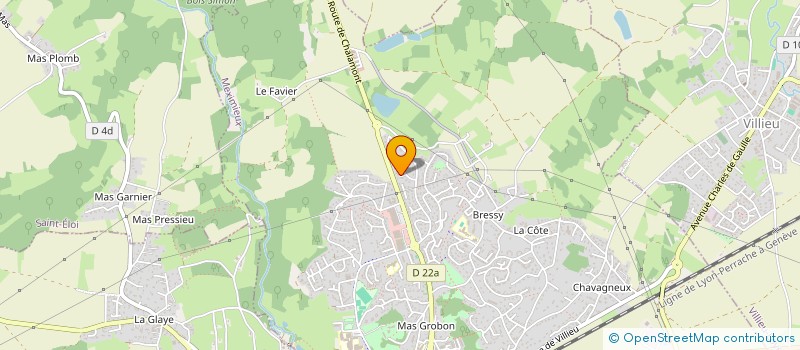 localisation de l'entreprise ISYOM  MEXIMIEUX