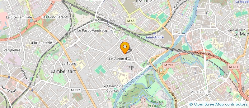 localisation de l'entreprise ISYPC à LAMBERSART