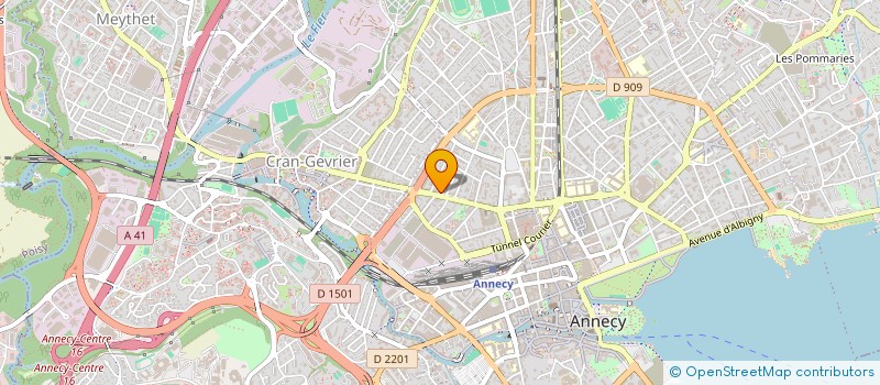 localisation de l'entreprise IT 74 à ANNECY