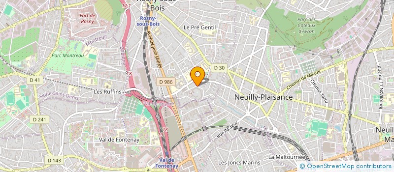 localisation de l'entreprise IT BATIMENT à ROSNY-SOUS-BOIS