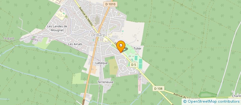 localisation de l'entreprise IT-BLOCK  LE BARP