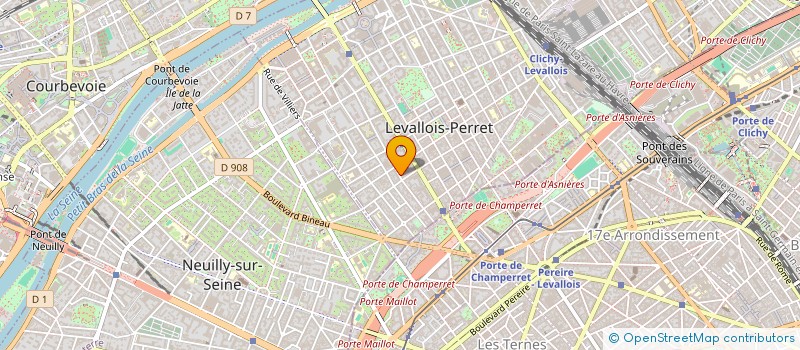 localisation de l'entreprise IT BUBBLY à LEVALLOIS-PERRET