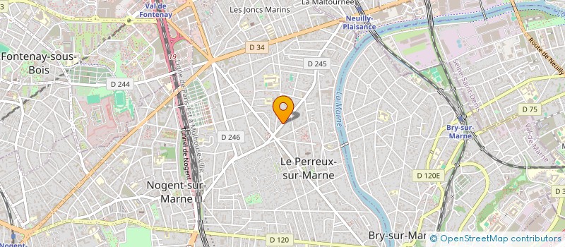 localisation de l'entreprise IT CHALLENGE CONSULTING à LE PERREUX-SUR-MARNE