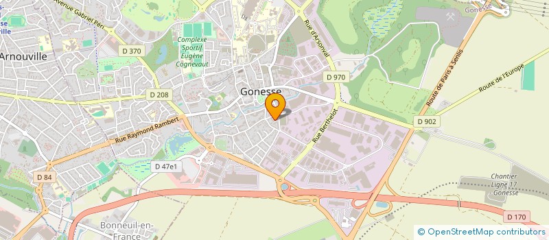 localisation de l'entreprise IT CONSEIL EXPERTISE MANAGEMENT IDF à GONESSE