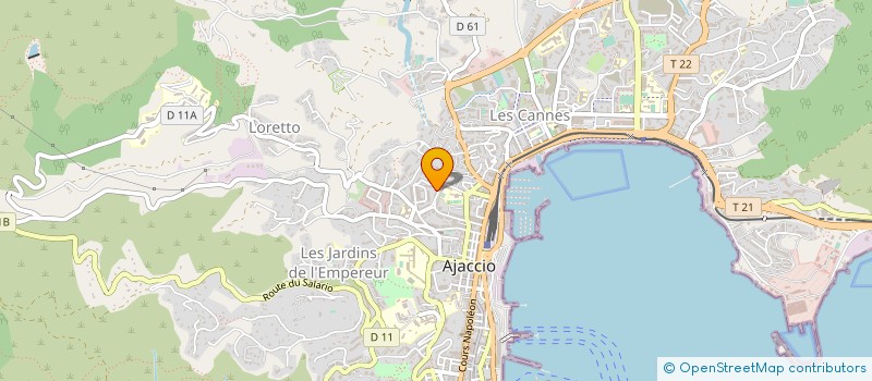 localisation de l'entreprise IT-CONSULTING  AJACCIO