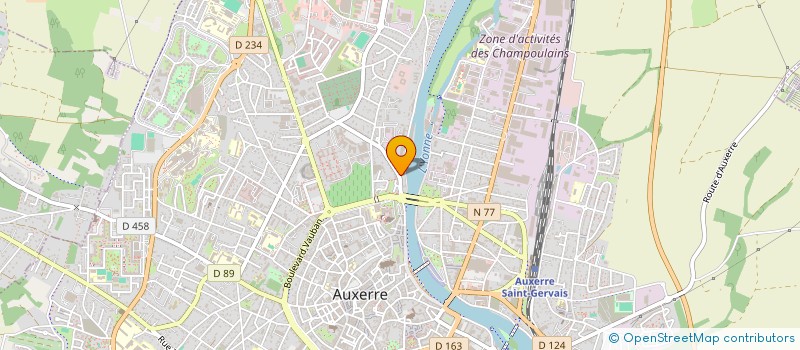 localisation de l'entreprise IT COPS à AUXERRE