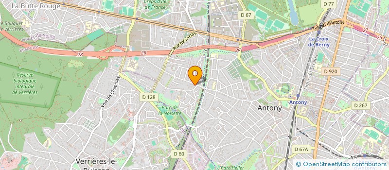 localisation de l'entreprise IT CORE à ANTONY