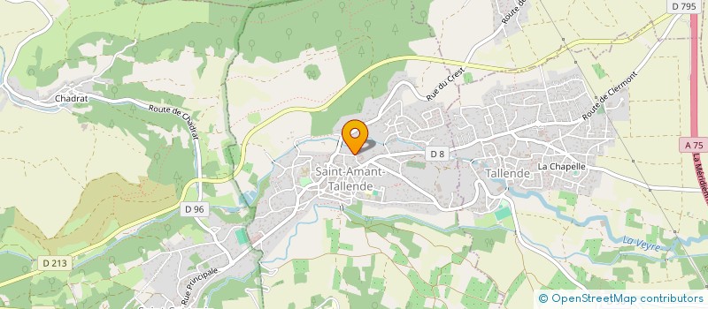 localisation de l'entreprise IT & DIGITAL WAY  SAINT-AMANT-TALLENDE