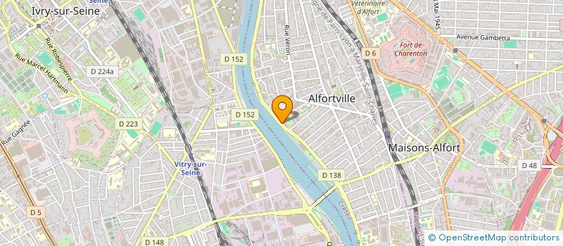 localisation de l'entreprise IT ENGINEERING à ALFORTVILLE