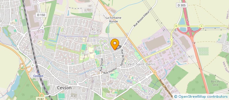 localisation de l'entreprise IT FOURSQUARE à VERT-SAINT-DENIS