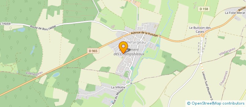 localisation de l'entreprise IT GREEN  VILLEFARGEAU