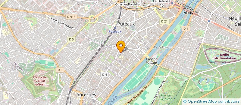 localisation de l'entreprise IT INFO à SURESNES