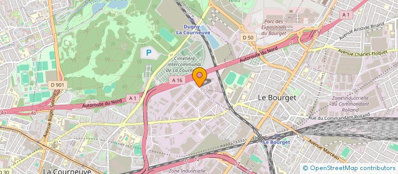 localisation de l'entreprise IT INFORMATIQUE TRANSPORT INFORMATRANS à LA COURNEUVE