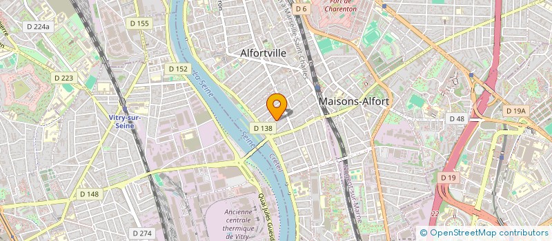 localisation de l'entreprise IT INFRACARE  ALFORTVILLE