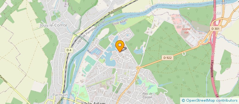 localisation de l'entreprise IT & IT  L'ISLE-ADAM