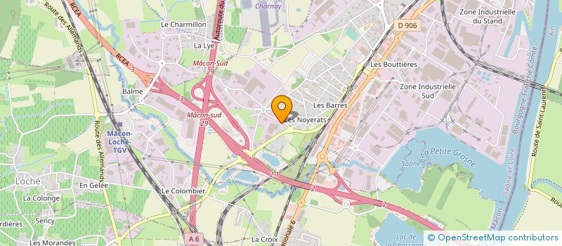 localisation de l'entreprise IT LINE à MACON