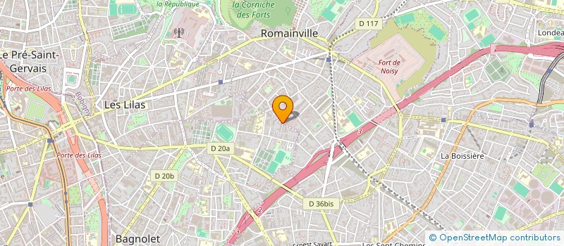 localisation de l'entreprise IT LINE à ROMAINVILLE