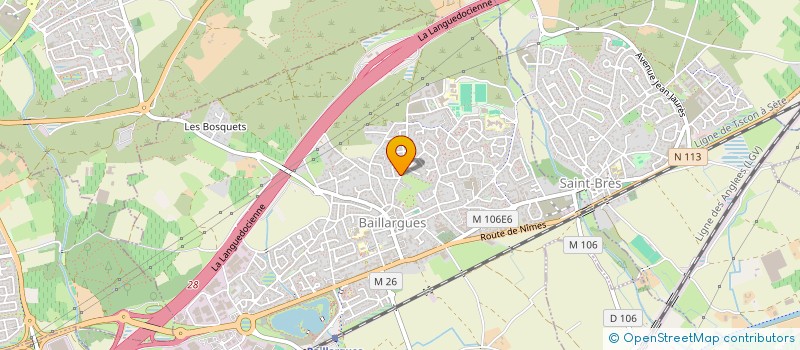 localisation de l'entreprise IT-LOG-ONE à BAILLARGUES