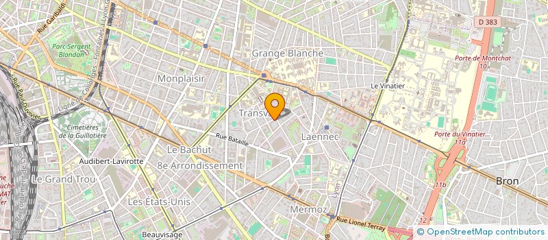 localisation de l'entreprise IT-MAX  VILLEURBANNE