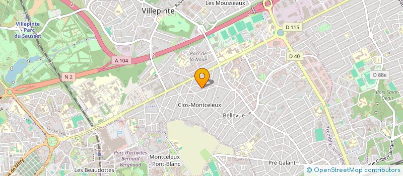 localisation de l'entreprise IT MELF  VILLEPINTE